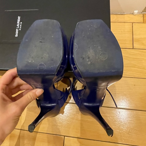 Saint Laurent Tribute Heeled Sandals size 37 - Picture 5 of 7